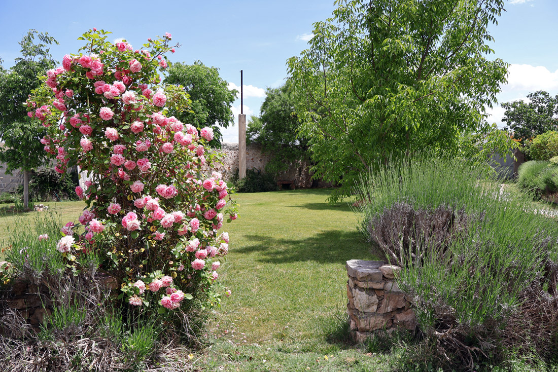 El jardín jardín casa rural