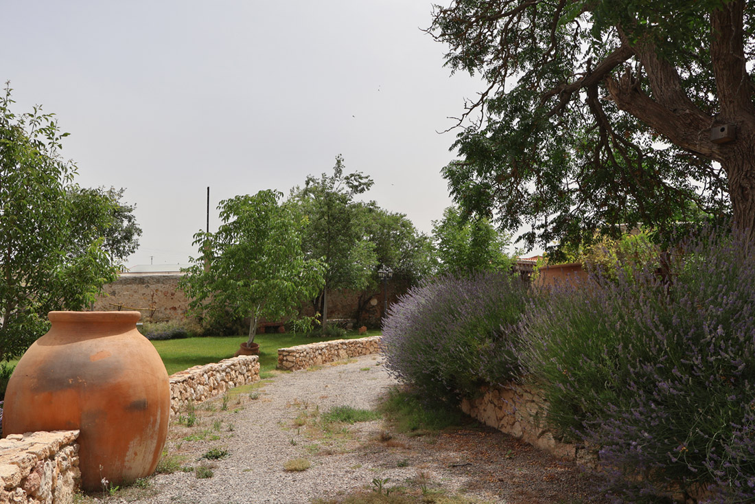 Jardín exterior de la casa rural jardín exterior